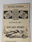 1963 Vintage Missouri State Fair Racing Program Sedalia Missouri Vintage Mfa Oil