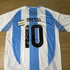Leo Messi Signed Argentina Soccer Jersey Autographed Coa