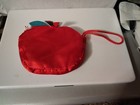 Disney Park Snow White Child Sequin Purse Costume Red Apple Shape Bag