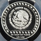 Proof Silver 1993-mo Mexico Peso Guerrero Aguila   Pcgs Pr70dcam
