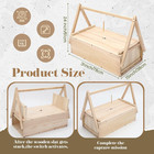 1 Pack Unassembled Wooden Armadillo Traps 24 Inch Outdoor Live Armadillo Traps F