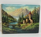 Vintage Photo Album Scrapbook 14x 10 5    Unused Empty Blank Pages Euro Landscape