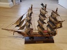 Antique Model Ship  flying Cloud 1851  Stands  9  Tall