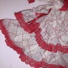 Vintage Sheer Toddler Baby Dress Full Circle Frilly Ruffles Pageant Tiered 1950s