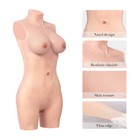 Silicone Breast Forms Realistic Bodysuits Fake Vagina C Cup Crossdresser Cosplay