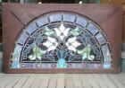 Great Antique Arch Stained Glass Window
