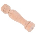 Solid Wood Staircase Balusters With Roman Column Head For Home Safety