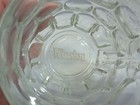 Vintage Winston Cigarettes Beer Mug Set Of 2 Clear Glass Dimpled With Handle 5 