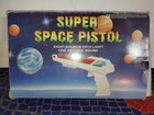 Vintage Super Space Pistol Electronic Gun With Pulsating Lights And Sounds Works