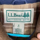 Vtg Ll Bean Barn Jacket Navy Blue Corduroy Trim Field Coat Womens Medium Chore