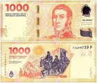 Argentina 1000-20000 Pesos 4 Pieces Full Set  2023-2024  P-367-370  Unc