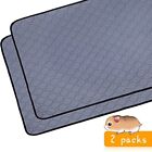 2 Pack Guinea Pig Fleece Cage Liners Absorbent Pee Pads Bedding  24x35 Inch