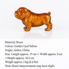 Heavyweight Heritage Pug  1kg Solid Brass By Atelier Select