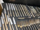 Vintage Silverplate Flatware Mixed Brands 1847 Rogers Tudor Plate 120  Pieces