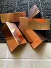 12 Pcs - Copper Sheet Roll Strip Flashing Metal Plate   Pieces -   012  Thick