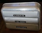Vintage 1950   s Kitchen Aluminium  Foil  Paper Towel Dispenser Wall Mount