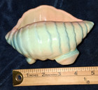 Vintage Shawnee Pottery Conch Shell Planter Pastel Pink Blue Glossy Usa 665