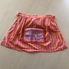 Jasper House Orange Pink Striped Half Apron Things Could Be Worse Cotton Fringe