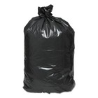 Earthsense Commercial Rnw4750 1 25 Mil  Linear Ld Can Liners - Blk  100 ct  New