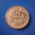 1851 Braided Hair Large Cent - Au 