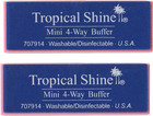 Tropical Shine Mini 4 Way Buffer Block - Professional Nail Buffering Block For S