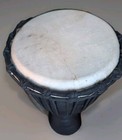 Meinl Percussion Djembe Hand Drum Circle Instrument  Carved Mahogany   
