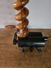 Antique Cast Iron Sausage Or Tobacco Grinder Patent Date 1859 Lamp Convertion  