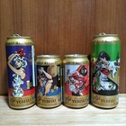 Ebisu Japanese Beer Empty 4pcs Cans Araki  jojo 