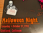 Jerry Garcia Band Oakland  Halloween 1992 Original Concert Poster  24 X 17 Rare