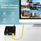 Gigabit Sfp To Rj45 Converter  A Pair 2 Pack Bidi-mode Fiber To Ethernet Medi   