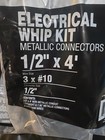 Lot Of 5 Cambridge 1 2  X 4ft  3 X  10 Thhn Power Whip Kit  Non-metallic Conduit