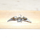 Wwll Sterling Silver Rcaf Royal Canadian Air Force Lapel Pin Pilot Wing Canada