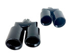 Land Rover Defender Twin Exhaust Tips Gloss Black 2021  L663 1 Pair 90 110 130
