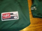 Rawlings Men s Green   Gray Long Sleeve Pull Over Jersey -size Medium