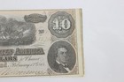 1864  10 Ten Dollars Civil War Confederate States Treasury Note Richmond Va