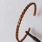 Ancient Rare Antique Bronze Viking Twisted Bracelet Amazing Very Stunning