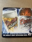 2007 Beer Coaster  Coors Brewing Light Official Nfl Football Rare New Lot Of 50
