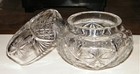 Abp American Brilliant Period Cut Glass Powder Jar Dish Lidded antique exquisite