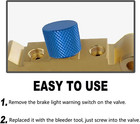 Brake Proportioning Valve Bleeder Tool  Valve Bleeding Tool Compatible With Gm C