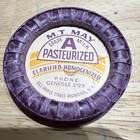 Vintage M t  May Dairy Rochester  Ny Milk Bottle Cap Rare Purple