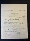 1891 Montana Homestead   2 Bank Letters   Envelope Daly mantle Family Provenance