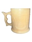 Vintage Whataburger Nickel Advertising Coffee Cup Mug Milk Glass Beige