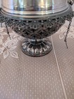 Antique Victorian Silver Plate Revolving Dome Butter Cheese Caviar Dish