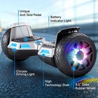 Sisigad New 8 5 Inch All Terrain Off Road Hoverboard With Bluetooth Speakers Led