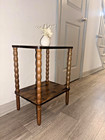 Vintage Style Side Table End Table Small Nightstand 11 8 d X 15 7 w X 20 7 h