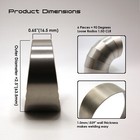 Titanflowracing Titanium 2 5  Pie Cuts Loose Radius 6 Pack  90   Total   1 5d Clr