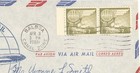 1960 Canal Zone First Jet Air Mail Flight Cover Balboa   miami Cz Airmail