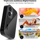 Digital Camera With Autofocus  4k Small Digital Camera With Triple Lens