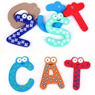 Magnetic Letters Numbers Alphabet Abc 123 Fridge Magnets Small  Multi Color