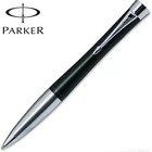 Good Matte Black silver Clip Parker Urban Series Ballpoint Pen Fine Nib Blue Ink